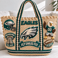 PLDE Straw-Style Embellished Tote Bag NTKO
