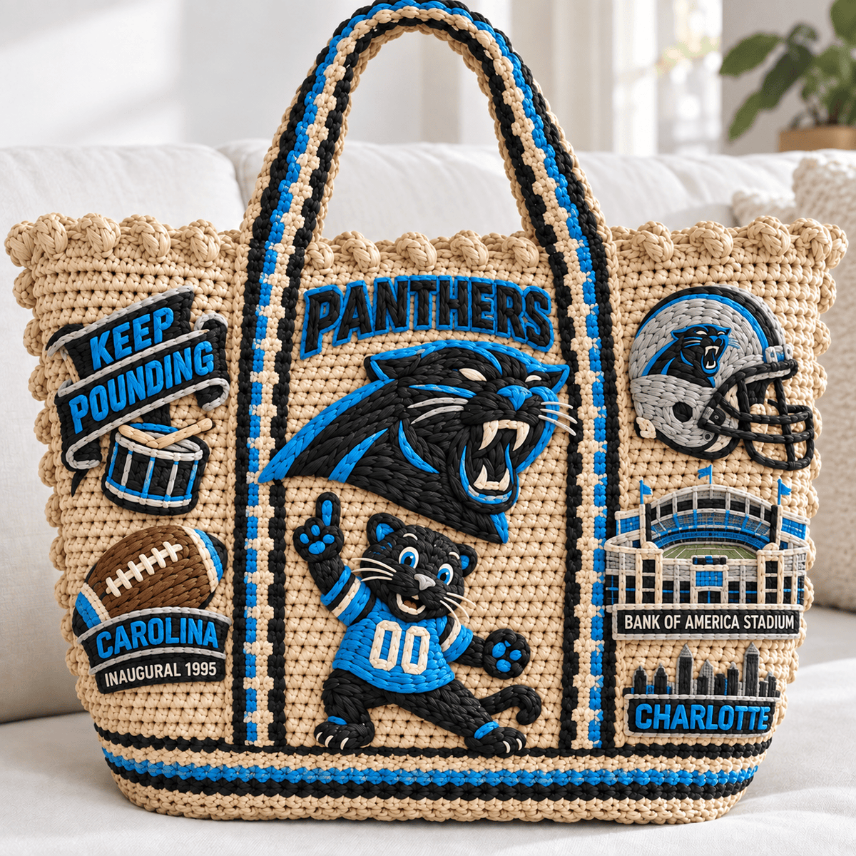 CRPT Straw-Style Embellished Tote Bag NTKO